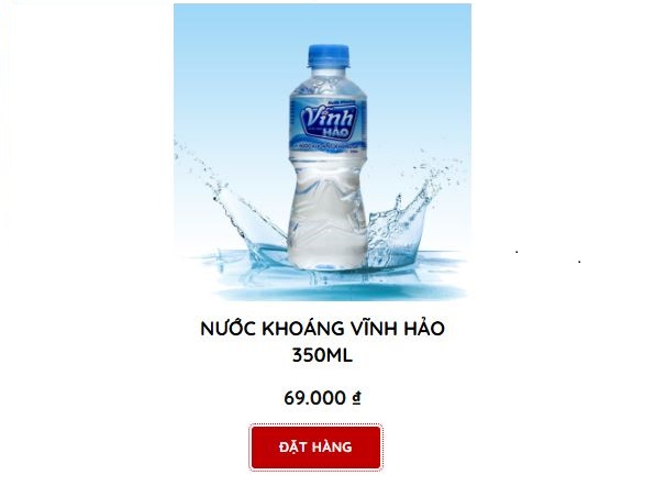 Liên hệ đặt nước suối Vĩnh Hảo tại đại lý Thanh Vy