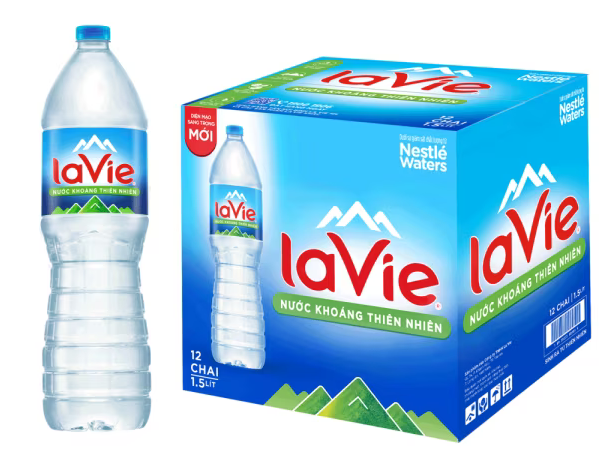 Mua nước uống đóng chai Lavie tại Đại lý nước uống Thanh Vy