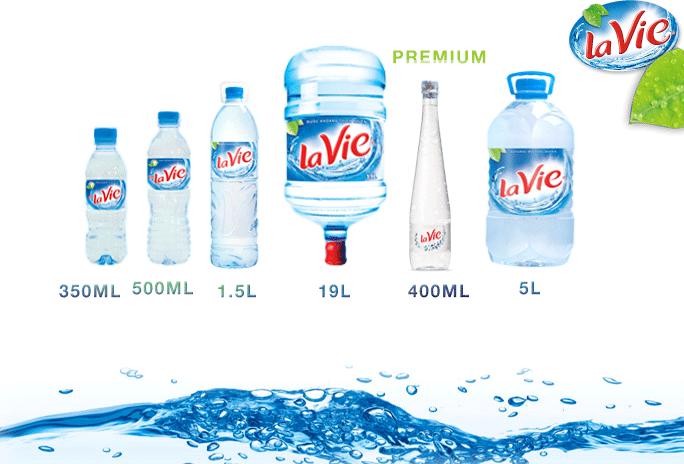 Nước khoáng Lavie thanh mát, dễ chịu