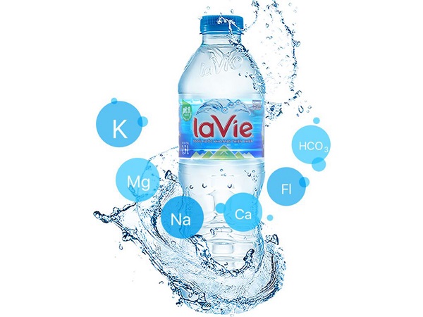Lavie chứa nhiều khoáng chất tự nhiên như canxi, magiê, natri, kali…