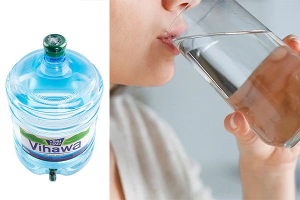 Uống nước Vihawa bình 20 lít mỗi ngày