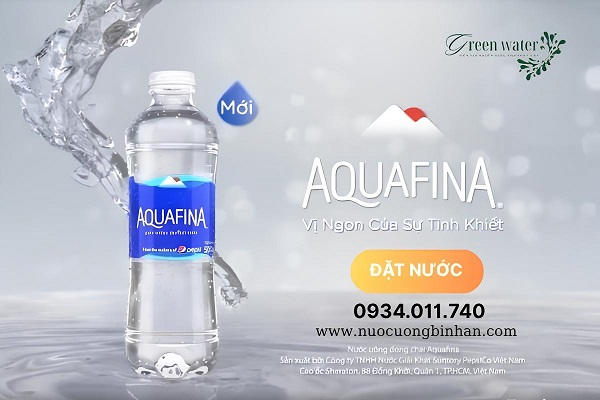 Đặt nước tinh khiết Aquafina 1500ml tại nước uống Thanh Vy