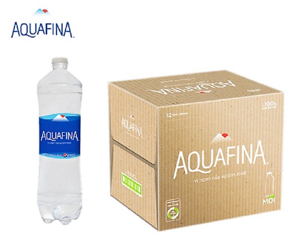 Thùng Aquafina 12 chai loại 1.5 lít
