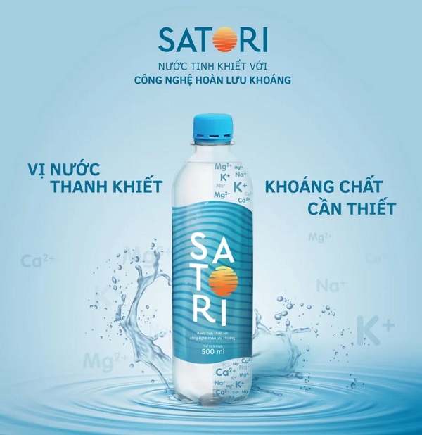 Nước suối Satori hỗ trợ bổ sung khoáng chất cần thiết cho cơ thể