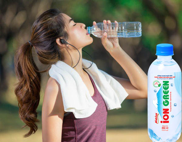 Nước uống ION GREEN chai 350ml cân bằng pH