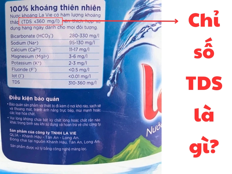 TDS giúp xác định mức độ an toàn của nước uống đối với sức khỏe con người