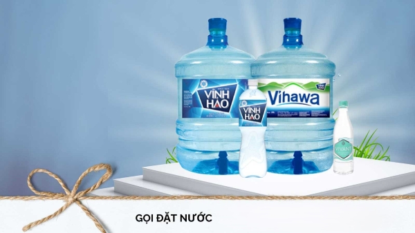 Có thể đặt hàng nước uống Vihawa tại các đại lý hoặc website của Thanh Vy