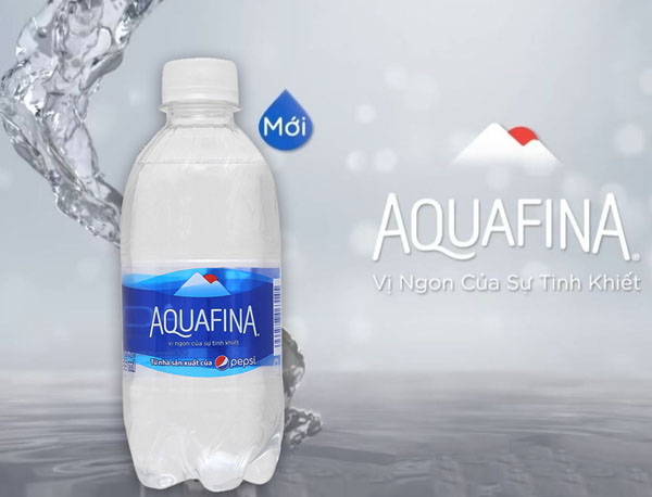 Nước suối 250ml của Aquafina đảm bảo chất lượng