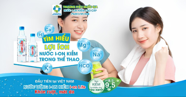 Luyện tập thể thao cần bổ sung nước ion kiềm tốt cho sức khỏe
