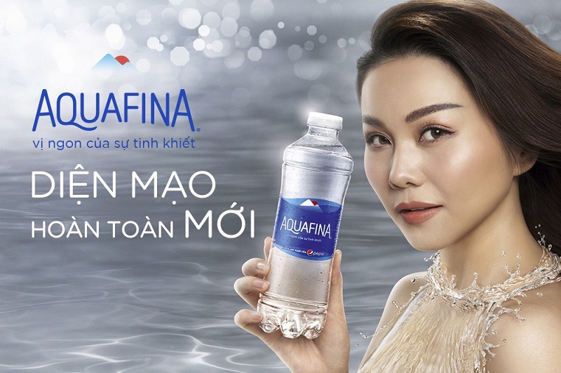Diện mạo chai nước Aquafina 500ml