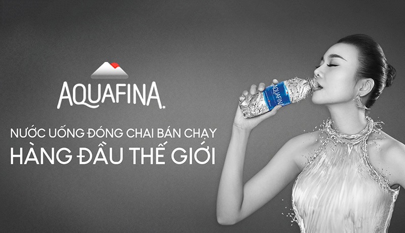 Sử dụng nước uống Aquafina hằng ngày