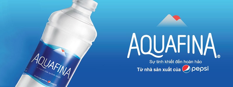 Aquafina nước uống đóng chai được tin dùng tại Việt Nam