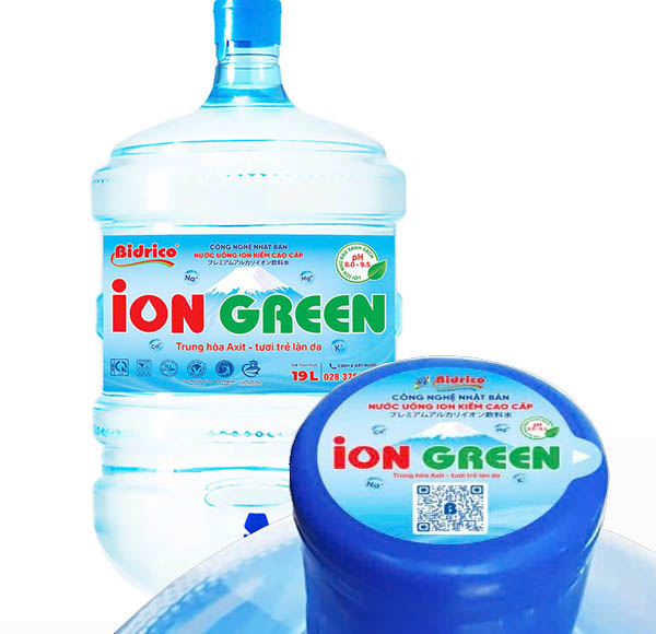 Bình nước ion kiềm 19L của Bidrico