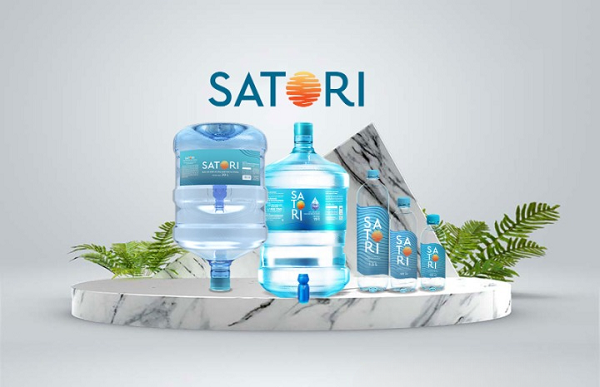 Satori có các dung tích: 350ml, 500ml, 1.5L và 20L