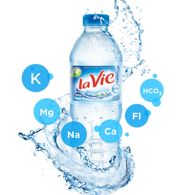 Nước khoáng thiên nhiên Lavie, thương hiệu nước khoáng đóng chai được yêu thích tại Việt Nam
