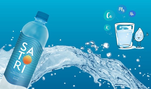 Nước Satori có bổ sung khoáng nhẹ cần thiết cho cơ thể