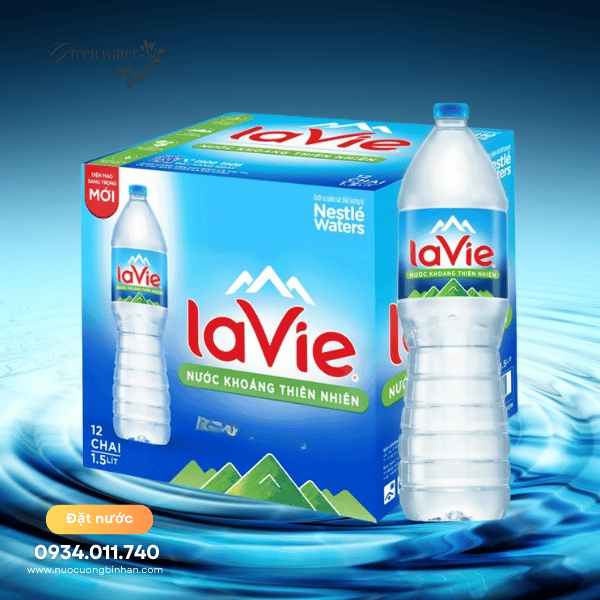 Nước khoáng Lavie 1.5L (Thùng 12 chai)