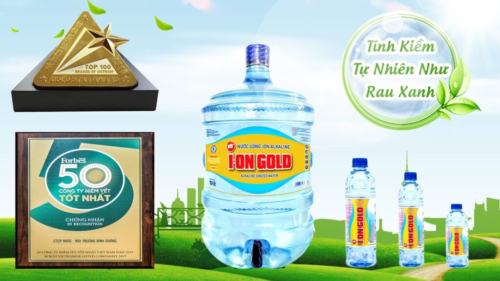 Nước uống Ion Gold Biwase cho mọi nhà