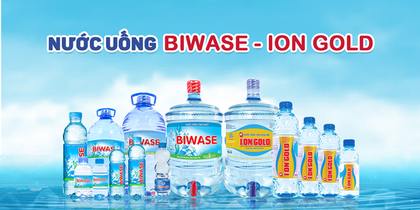 Các sản phẩm nước uống mang thương hiệu BIWASE